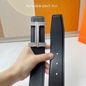 Hermes】Оригинальный ремень Hermes, ширина 3,8 см, импортная кожа,