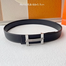 Hermes】Оригинальный ремень Hermes, ширина 3,8 см, импортная кожа,