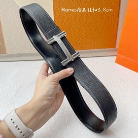 Hermes】Оригинальный ремень Hermes, ширина 3,8 см, импортная кожа,