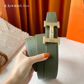 Hermes Оригинальный ремень Hermes, ширина 3,8 см, импортная кожа,