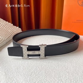 Hermes Оригинальный ремень Hermes, ширина 3,8 см, импортная кожа,