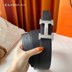 Hermes Оригинальный ремень Hermes, ширина 3,8 см, импортная кожа,