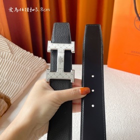 Hermes Оригинальный ремень Hermes, ширина 3,8 см, импортная кожа,