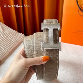Hermes Оригинальный ремень Hermes, ширина 3,8 см, импортная кожа,