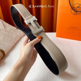 Hermes Оригинальный ремень Hermes, ширина 3,8 см, импортная кожа,