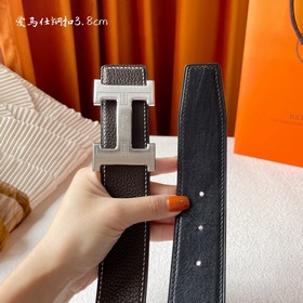 Hermes Оригинальный ремень Hermes, ширина 3,8 см, импортная кожа,