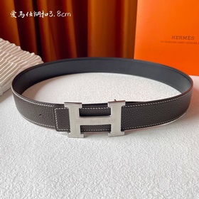 Hermes Оригинальный ремень Hermes, ширина 3,8 см, импортная кожа,