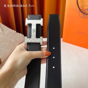 Hermes Оригинальный ремень Hermes, ширина 3,8 см, импортная кожа,
