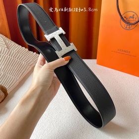 Hermes Оригинальный ремень Hermes, ширина 3,8 см, импортная кожа,