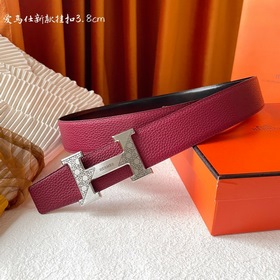 Hermes Оригинальный ремень Hermes, ширина 3,8 см, импортная кожа,