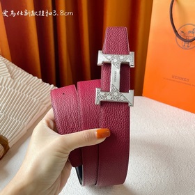 Hermes Оригинальный ремень Hermes, ширина 3,8 см, импортная кожа,