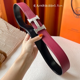 Hermes Оригинальный ремень Hermes, ширина 3,8 см, импортная кожа,