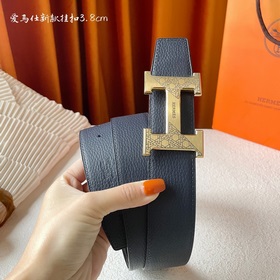 Hermes Оригинальный ремень Hermes, ширина 3,8 см, импортная кожа,