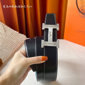 Hermes Оригинальный ремень Hermes, ширина 3,8 см, импортная кожа,