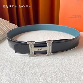 Hermes Оригинальный ремень Hermes, ширина 3,8 см, импортная кожа,