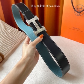 Hermes Оригинальный ремень Hermes, ширина 3,8 см, импортная кожа,
