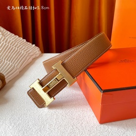 Hermes Оригинальный ремень Hermes, ширина 3,8 см, импортная кожа,