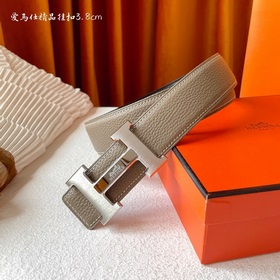 Hermes Оригинальный ремень Hermes, ширина 3,8 см, импортная кожа,