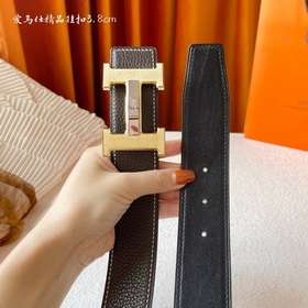Hermes Оригинальный ремень Hermes, ширина 3,8 см, импортная кожа,