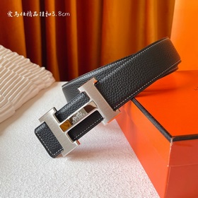 Hermes Оригинальный ремень Hermes, ширина 3,8 см, импортная кожа,