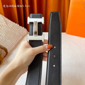 Hermes Оригинальный ремень Hermes, ширина 3,8 см, импортная кожа,