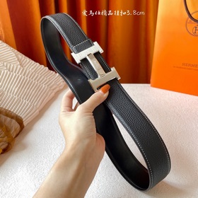 Hermes Оригинальный ремень Hermes, ширина 3,8 см, импортная кожа,