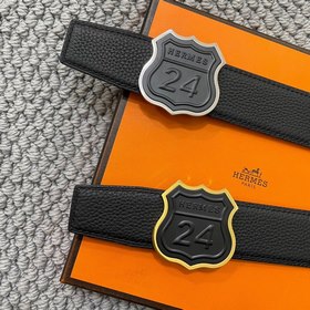 Hermes： Двусторонняя оригинальная кожа тог с металлической фурнит
