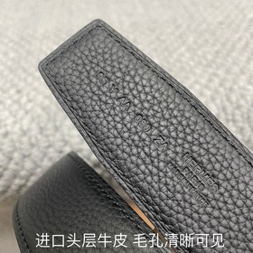 Hermes： Двусторонняя оригинальная кожа тог с металлической фурнит