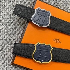Hermes： Двусторонняя оригинальная кожа тог с металлической фурнит