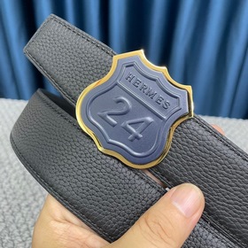 Hermes： Двусторонняя оригинальная кожа тог с металлической фурнит