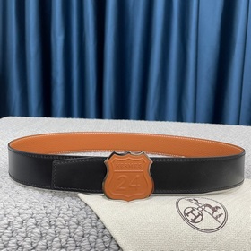 Hermes： Двусторонняя оригинальная кожа тог с металлической фурнит
