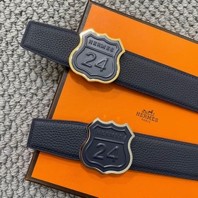 Hermes： Двусторонняя оригинальная кожа тог с металлической фурнит