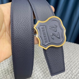 Hermes： Двусторонняя оригинальная кожа тог с металлической фурнит