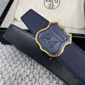 Hermes： Двусторонняя оригинальная кожа тог с металлической фурнит
