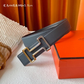 Hermes Оригинальный ремень Hermes, ширина 3,8 см, импортная кожа,