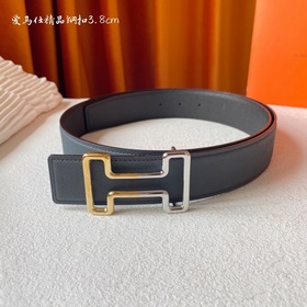 Hermes Оригинальный ремень Hermes, ширина 3,8 см, импортная кожа,