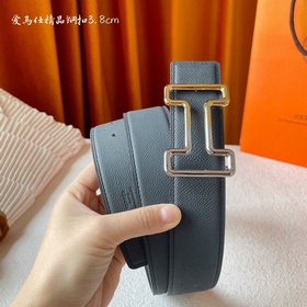 Hermes Оригинальный ремень Hermes, ширина 3,8 см, импортная кожа,