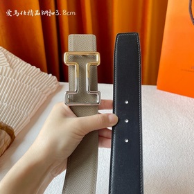 Hermes Оригинальный ремень Hermes, ширина 3,8 см, импортная кожа,