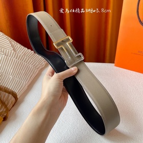 Hermes Оригинальный ремень Hermes, ширина 3,8 см, импортная кожа,