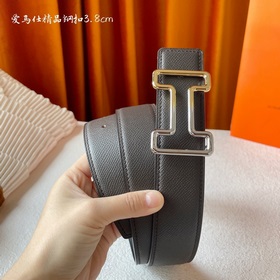 Hermes Оригинальный ремень Hermes, ширина 3,8 см, импортная кожа,