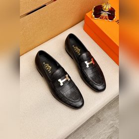 Торговая марка： HERMES «Hermès» Кожаные туфли для повседневной но