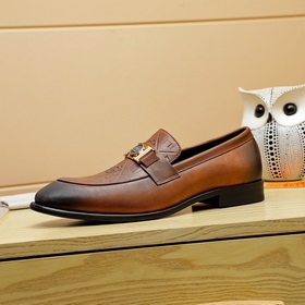 【Hermès】 Новая модель мужских кожаных туфель для повседневной и д
