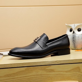 【Hermès】 Новая модель мужских кожаных туфель для повседневной и д