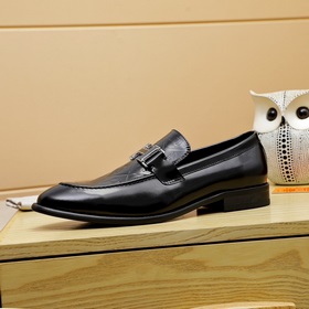 【Hermès】 Новая модель мужских кожаных туфель для повседневной и д