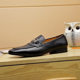 【Hermès】 Новая модель мужских кожаных туфель для повседневной нос