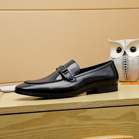 【Hermès】 Новая модель мужских кожаных туфель для повседневной нос