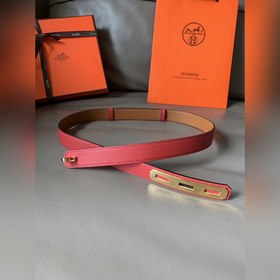 HERMES (Hermès) Оригинальный пояс OKelly 24 из телячьей кожи, с п