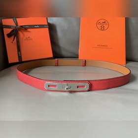 HERMES (Hermès) Оригинальный пояс OKelly 24 из телячьей кожи, с п