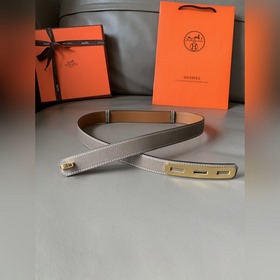 HERMES (Hermès) Оригинальный пояс OKelly 24 из телячьей кожи, с п