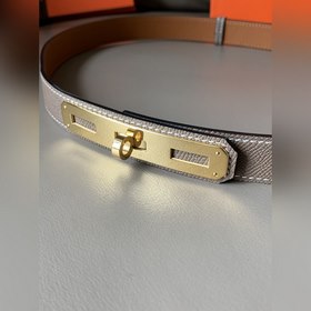 HERMES (Hermès) Оригинальный пояс OKelly 24 из телячьей кожи, с п